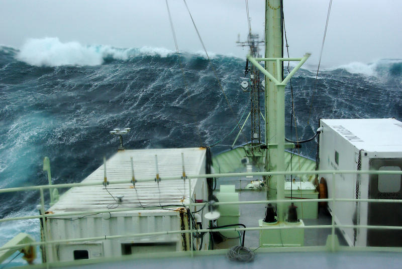 Force 11 conditions off the coast of Newfoundland