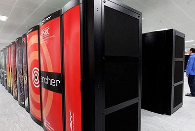 The ocean model used for this simulation requires high performance computing facilities such as the UK ARCHER supercomputer (www.archer.ac.uk/outreach)