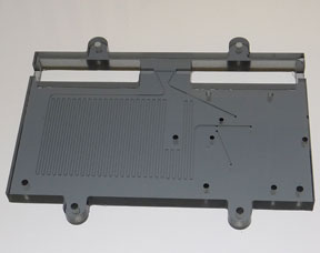 Microfluidic chip allowing pH measurement in a very small instrument