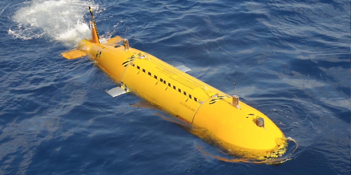 The AUV was equipped with an electrochemical Eh sensor that detected hydrothermal vent fluids.