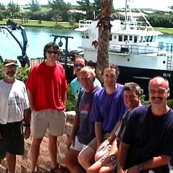 The Autosub team in Bermuda