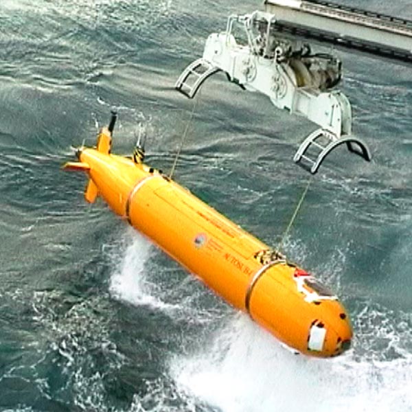 Autosub-2 recovery in the North Sea
