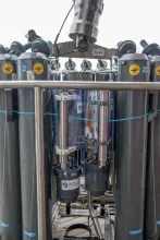 pH sensor on CTD frame