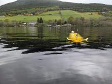 A2KUI having a solo swim in Loch Ness