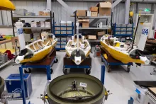 ALR1500 vehicles in their early stages of construction