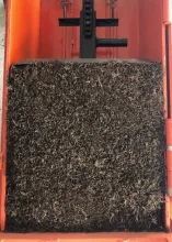 Processed Sargassum bale photo