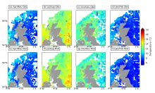 Observed water temperature and salinity profiles 