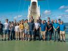 Genia Fernanda and the crew of RRS Discovery