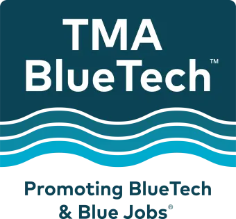 TMA Bluetech, promoting bluetech and blue jobs (logo)
