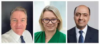 John Clarke, Professor Lisa Collins and Dr Hosein Khajeh-Hosseiny.