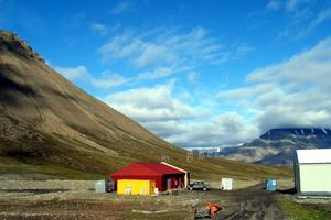 Core shed in Spitsbergen