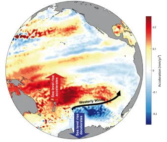 Global sea-level rise has been accelerating since 1960