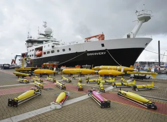 Marine Autononmous and Robotic Fleet with the RRS Discovery