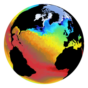 Ocean and Climate: we use global-scale modelling at the National Oceanography Centre to understand how storage and transport of heat by the oceans will influence climate change.