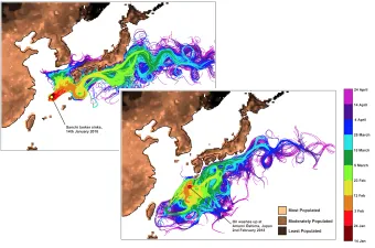 Sanchi oil spill modelling – February 2018