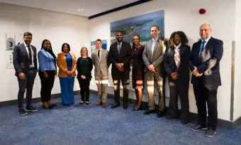 Hon Dr Natalio Wheatley, Premier of the British Virgin Islands (BVI) and colleagues from the BVI London Office meet with NOC.