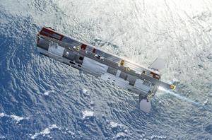 The GOCE gravity satellite (courtesy ESA)