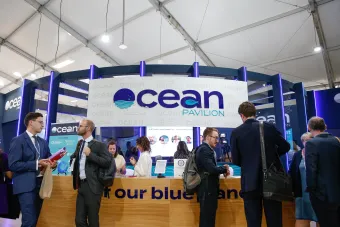 The Ocean Pavilion (credit: UNFCCC COP27 14Nov22 AroundTheVenue KiaraWorth-10)