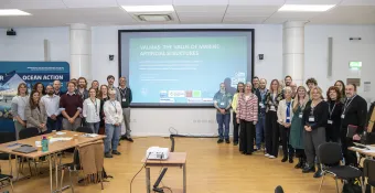 The VALMAS team come together for a three-day series of workshops (photo courtesy of PML)