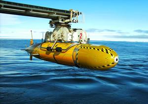 Autosub3, a robot submarine operated by the National Oceanography Centre