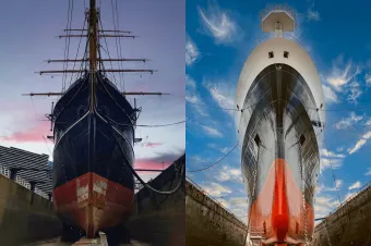 The current RRS Discovery will berth in Dundee 