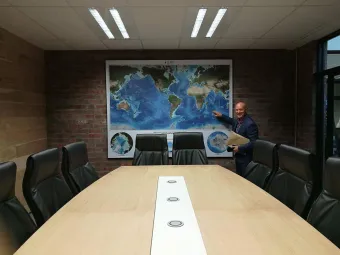 Prof. Mike Roberts at the Official Opening