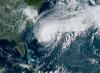 A satellite image of Hurricane Humberto, west of Bermuda, U.S., September 17, 2019. Photo courtesy: NOAA/Handout via Reuters