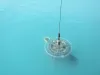 a CTD being deployed in the Southern Ocean