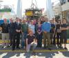 The VENTure Team in front of the ROV Holland 1 in Galway Docks (courtesy of Marine Institute)