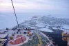 Carving through Arctic ice