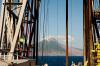 Monserrat volcano as seen from the JR research ship (credit: Adam Stilton, volcanologist)