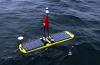 The GNSS-Wave Glider, a robotic vessel that can travel up to speeds of 2 knots using solar power and the motion of the waves