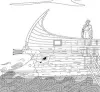 Reconstruction of a Hellenistic warship (Drawing by Kirsten Flemming)